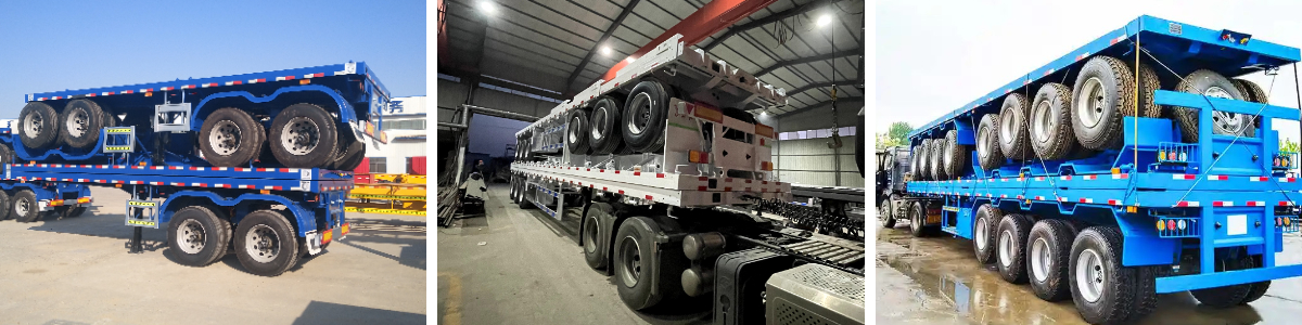 Semi Truck Flatbed Trailer