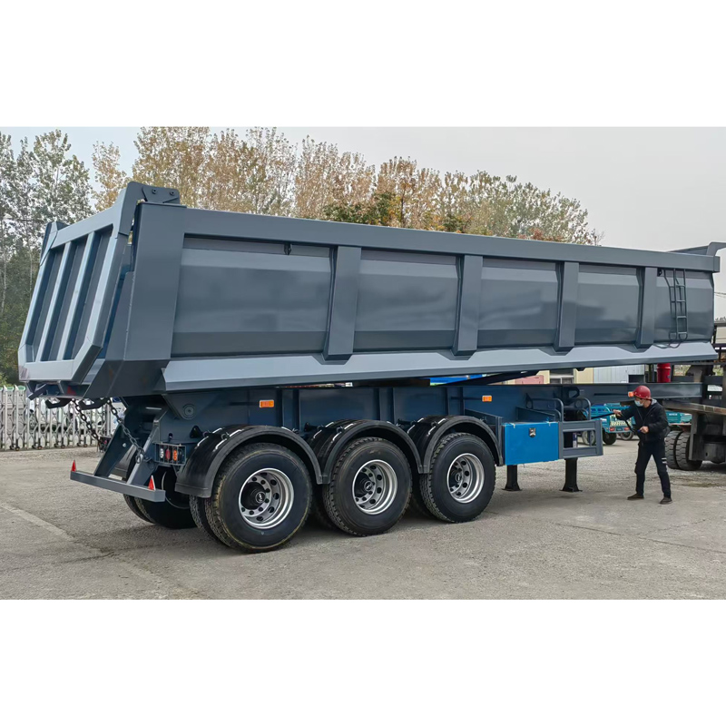 Remolque basculante en forma de U