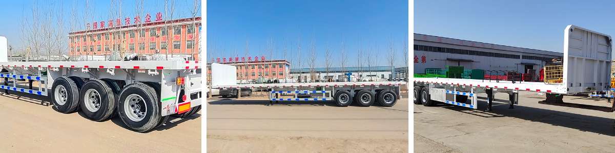 Semi Truck Flatbed Trailer