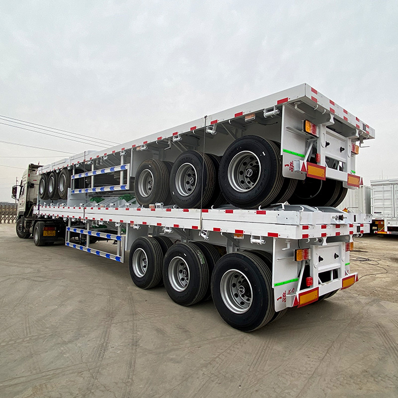Semi Truck Flatbed Trailer
