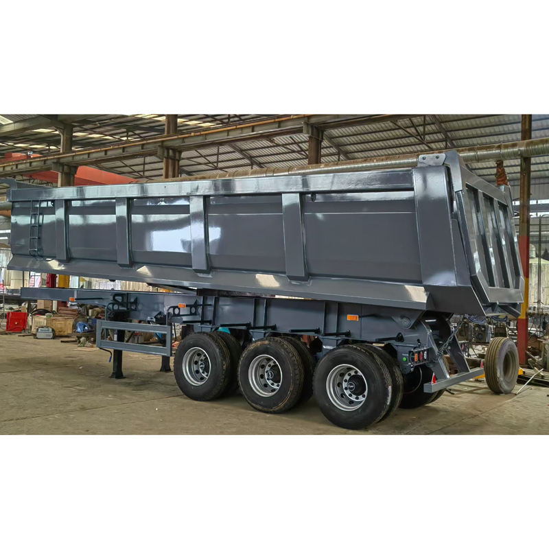 Remolque basculante en forma de U