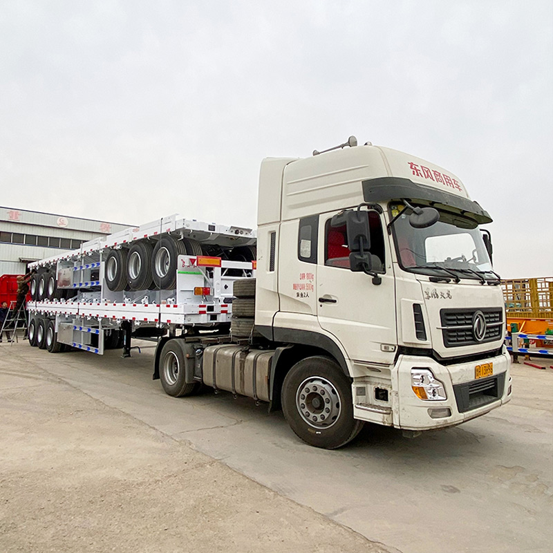 Semi Truck Flatbed Trailer