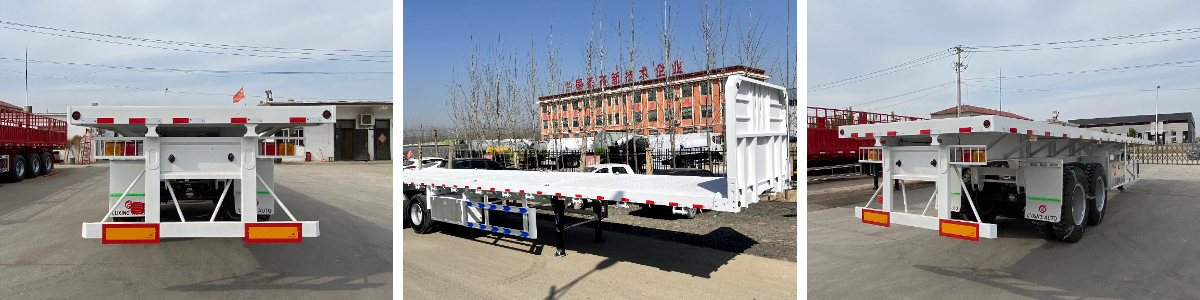 Semi Truck Flatbed Trailer