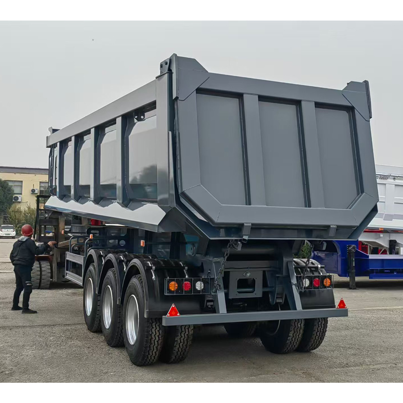 Remolque basculante en forma de U